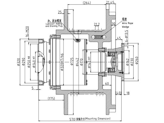 卷?yè)P(yáng)減速機(jī)JQL320A